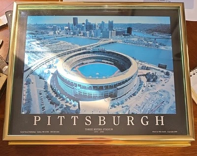 Framed Photo of Three River Stadium, home of the Pittsburgh Pitates 1970-2000 - Image 1 of 4