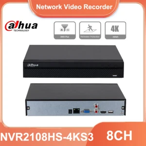 Grabadora de video en red Dahua NVR2108HS-4KS3 8 CANALES No-PoE 1SATA NVR 4K 12 MP H.265+ - Imagen 1 de 5