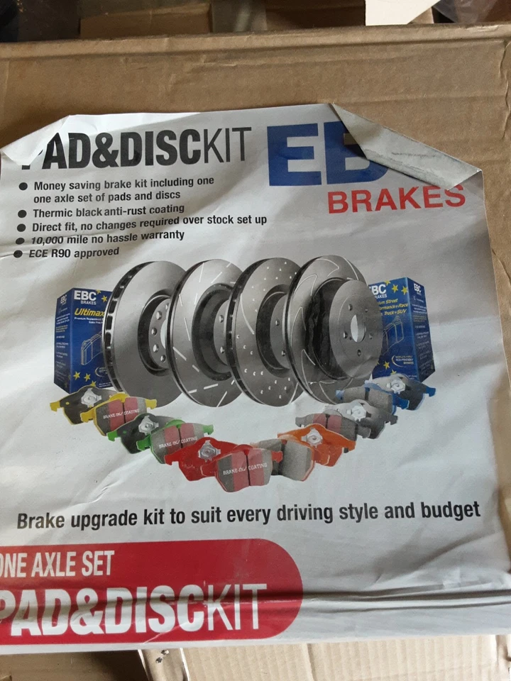 EBC Ultimax Brake Pad & Solid Disc Kit PDKF1620.  - Image 1 of 2