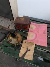 1930`s Original Phoebus No.30 Brass Stove W tin box/accessories made in Germany