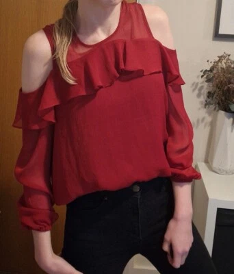 Burgundy Blouse Sold Out - Image 1 of 4