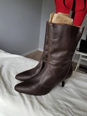 Botas de aguja con cremallera lateral Jcrew para mujer. Nuevo  Foto 1 de 4