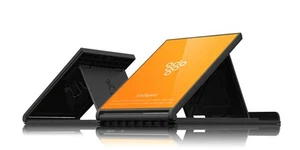 podopod Smart Stand Folding Holder for iPhone Smartphone Tablet PC, Orange-Black - Picture 1 of 8