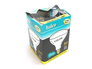NOS! HALCO BLUE 100W COLOR FLOODLGHT BULB, BR38 - Picture 1 of 4