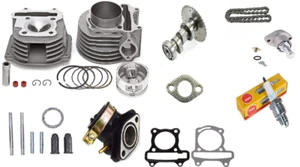 ENGINE CYLINDER REBUILD KIT FOR MANCO ASW CARBIDE ZIRCON HELIX 150 150CC GO KART - Picture 1 of 10