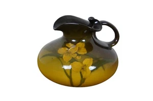 Antique 1902 Rookwood Carrie Steinle 461 Floral Creamer Pitcher Jug 4" - Picture 1 of 12