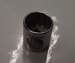 Armstrong 11-126 3/8" Drive 13/16" Socket 12pt EE. UU. - Imagen 1 de 1