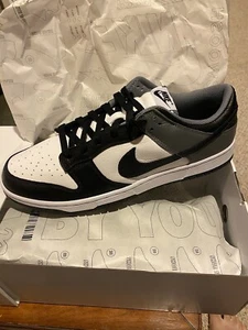 Brand New DS Nike Dunk Low By You Shadow Panda White Black Mens Size 13 Custom - Picture 1 of 5