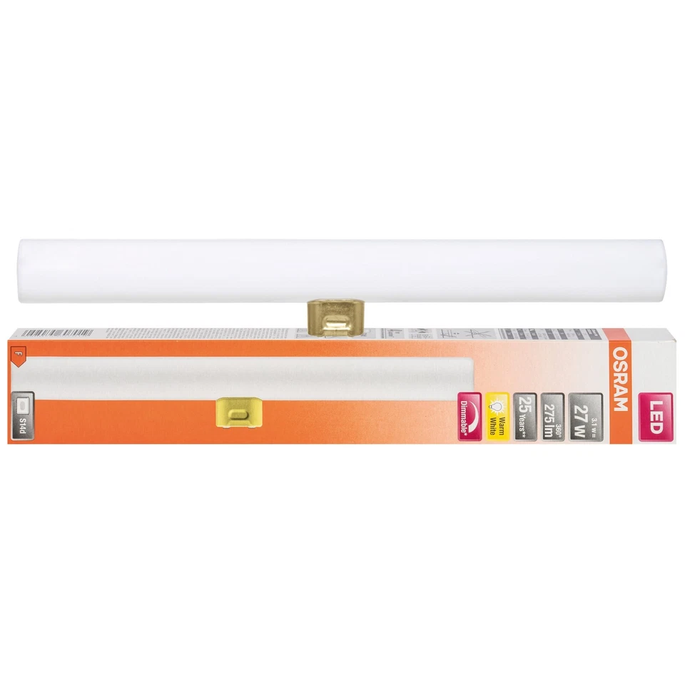 LED Linienlampe  opal, LEDINESTRA, 1-Sockel-S14d Farbtemperatur 2700K dimmbar - Bild 1 von 4