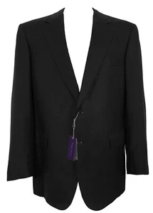 NEW Ralph Lauren Purple Label Sportcoat (Jacket)!  US 42 L  Black 2 Button Italy - Picture 1 of 3