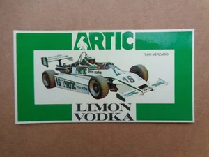 ADESIVO/STICKER "FORMULA 2 - TEAM ARTURO MERZARIO - ARTIC LIMON VODKA - 1980"  - Picture 1 of 1