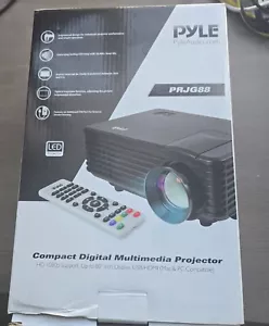 Pyle PRJG88 tragbarer 1080p Heimkino Video-Projektor Full HD schwarz #3370 - Bild 1 von 8