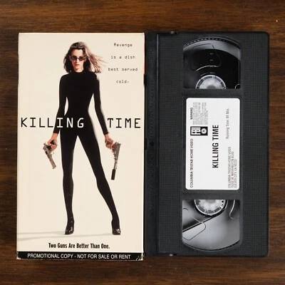 Killing Time (1998) - RARE VHS Action - Promo Copy - NEAR PERFECT CONDITION - Image 1 of 4