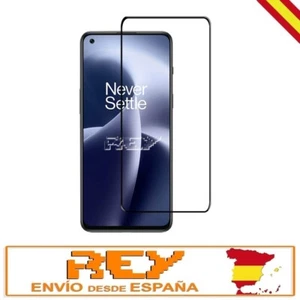 Cristal Templado Completo para ONEPLUS NORD 2T Protector Vidrio CURVO Negro p997 - Imagen 1 de 11