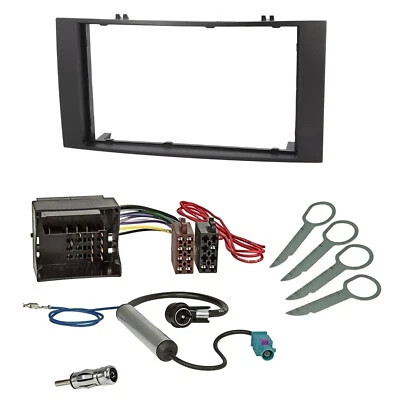 VW T5 2003-2009 mit Radio Delta 6 / RNS 2 Doppel DIN Radioblende Einbauset  - Bild 1 von 4