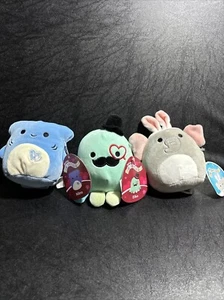 Squishmallows Nitro, Eiko & Cherish Plush NWT *RARE* - Picture 1 of 4