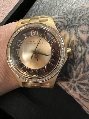 Marc By Marc Jacobs Rose Gold Watch New Battery - Image 1 of 4