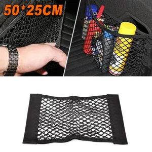 Bolsa de red universal para coche organizador de velcro bolsa de maletero red de almacenamiento 50 x 25 cm - Imagen 1 de 13