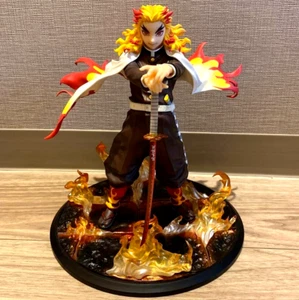 Figura Aniplex Japón Usada Demon Slayer Kyojuro Rengoku Mugen Train - Imagen 1 de 11
