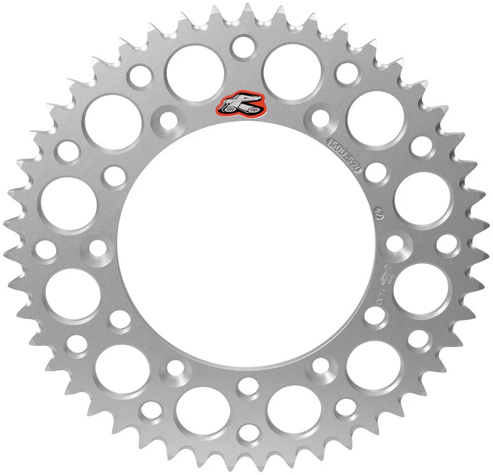 Renthal Ultralight Rear Sprocket-Husqvarna-FC/FE/TC/TE 125-501-14-25-48t-Silver - Image 1 of 1