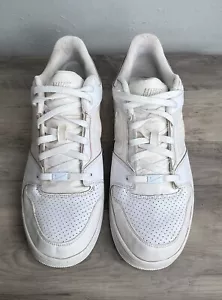 NIke Prestige IV Men's White Leather Sneaker 488428-111 Size 13 - Picture 1 of 8