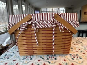 Longaberger 1994 Sweetheart Getaway Korb mit Einlage & Protektor Vintage 10359 - Bild 1 von 6