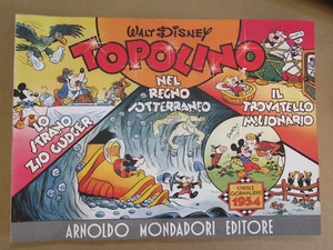 TOPOLINO NEL REGNO SOTTERRANEO, LO STRANO ZIO GUDGER Walt Disney.Mondadori 1984 - Foto 1 di 1