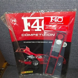 #78 FACTORY SEALED PANINI FERRARI F40 COMPETIZIONE(BUILD YOUR OWN 1:8)PARTS&MAG) - Bild 1 von 1