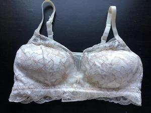 Bali White Lace Bralette Size Small - Picture 1 of 4