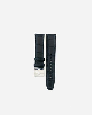 Pulseira de relógio Kenneth Cole, KC1482, pulseira de couro preta, pulseira KC, KC1483 - Imagem 1 de 4