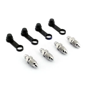 4x Brake Caliper Bleed Nipples STAINLESS STEEL (For Brembo 17z & 18z Calipers) - Picture 1 of 6