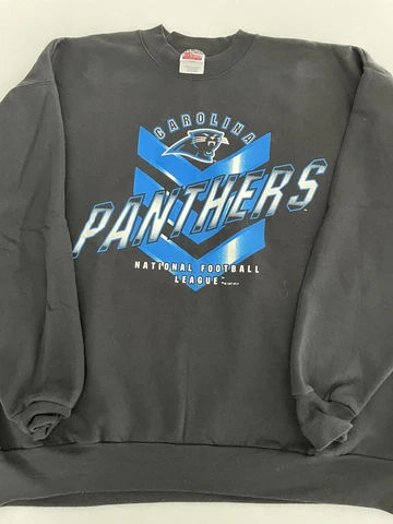 Vintage 1997 Carolina Panthers Crew Neck Sweatshirt by Hanes XL 0723a Cover