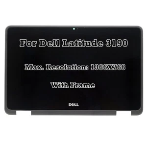 11.6" For Dell Latitude 11 3190 HD LCD Display Touch Screen Digitizer Assembly - Picture 1 of 6