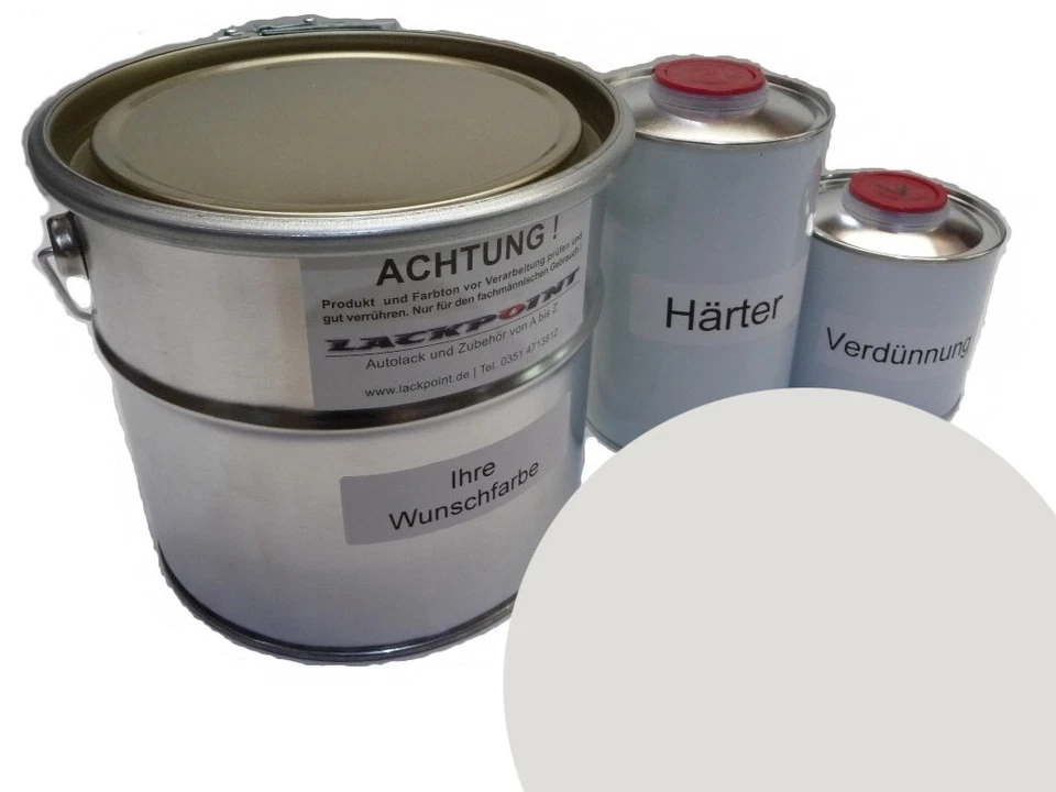 7 Liter Set 2K Autolack geeignet für BMW 218 Alpinweiß 2 kein Klarlack Tuning U - Bild 1 von 1