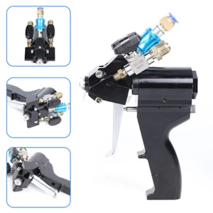 Air Purge Spray Gun Self Cleaning Polyurethane P2 PU Foam Spray Gun 35Mpa Black - Picture 1 of 11