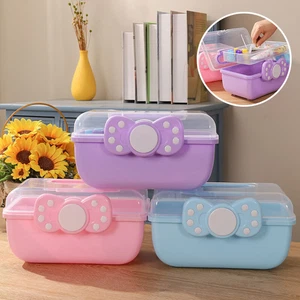 Multi-layer Hairpin Storage Box Cute Jewelry Box Children's Toy Storage Box Wa - Picture 1 of 15