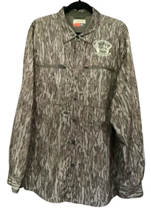 Magellan Hunt Gear Shirt XL Mossy Oak Bottomland Mesh Vented Zippered Pockets LS - Picture 1 of 9