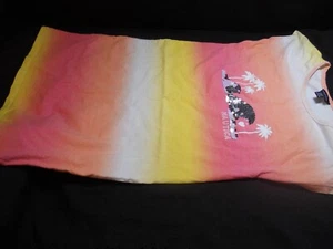 NWOT NAUTICA GIRLS OMBRE S/S TEE SHIRT DRESS   ~SIZE L(12-14) - Picture 1 of 3