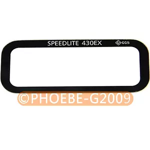 GGS LCD Screen Protector glass for Canon 430EX 430EX II - Picture 1 of 1