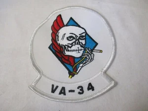 Parche de comando Blue Blasters VF-34 de la Marina de los Estados Unidos - Imagen 1 de 2