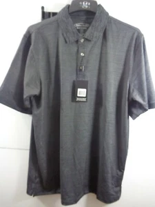 NWT PEBBLE BEACH Men's Golf Polo Shirt Size Large Grey Color Athletic - Picture 1 of 4