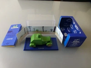 TINTIN HERGE MODEL #37 CAR ARMOURED TRUCK IN BLUE LOTUS 1/43 SCALE - Picture 1 of 18