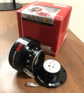 WorksBell RAPFIX II Black 103020 Quick Release Steering Boss NEW Made in Japan - Bild 1 von 16