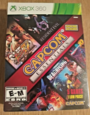 New Capcom Essentials Xbox 360 Street Fighter Resident Evil Megaman Deadrising 2 - Image 1 of 4