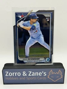 Davis Schneider 2024 Bowman Chrome #13 (RC) Rookie Toronto Blue Jays - Picture 1 of 2