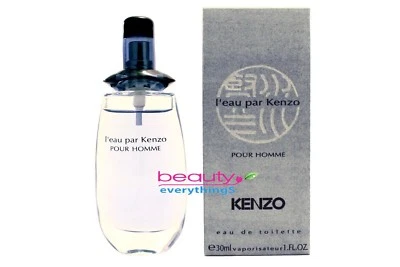 L'eau Par Kenzo Pour Homme (Original Formula) 1.0oz EDT Spray NIB Sealed RARE - Image 1 of 3