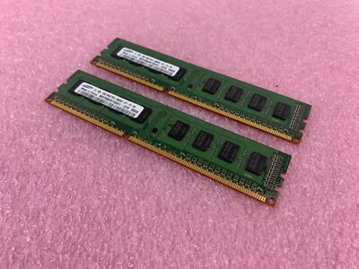 Lot( 2 ) 1GB Samsung M378B2873EH1-CF8 PC3-8500 DDR3-1066 Desktop RAM Memory - Image 1 of 4
