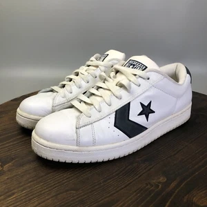 Converse One Star Pro OX Mens Size 14 White Leather Low Top Shoes Sneakers - Picture 1 of 10