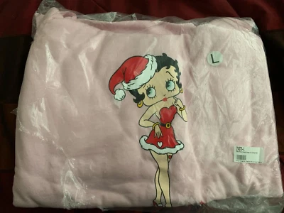 Sudadera Betty Boop Dibujos Animados Vacaciones de Navidad x ÚNICA VINTAGE L Foto 1 de 3