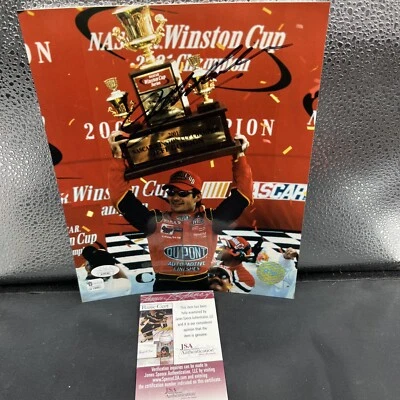 Jeff Gordon Signed Winston Cup 8x10 Photo JSA COA - Image 1 of 2